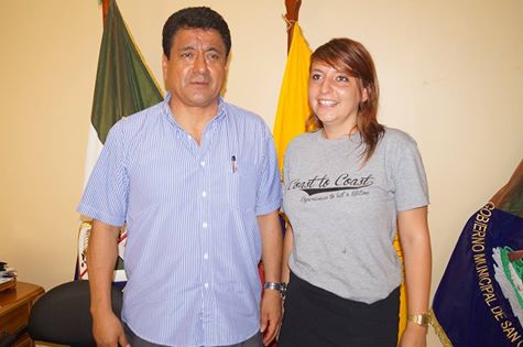 CoastExpedition's tweet photo. Our volunteer, Carolin has been welcomed by the Mayor, as she is the first official government volunteer. https://t.co/rbbcSjXBlU