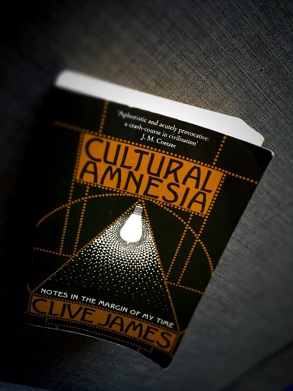 MadeleineMHKing's tweet image. #culturalamnesia by #CliveJames. A 3 month read on western liberal democracy, it's challengers &amp;amp; defenders #mustread