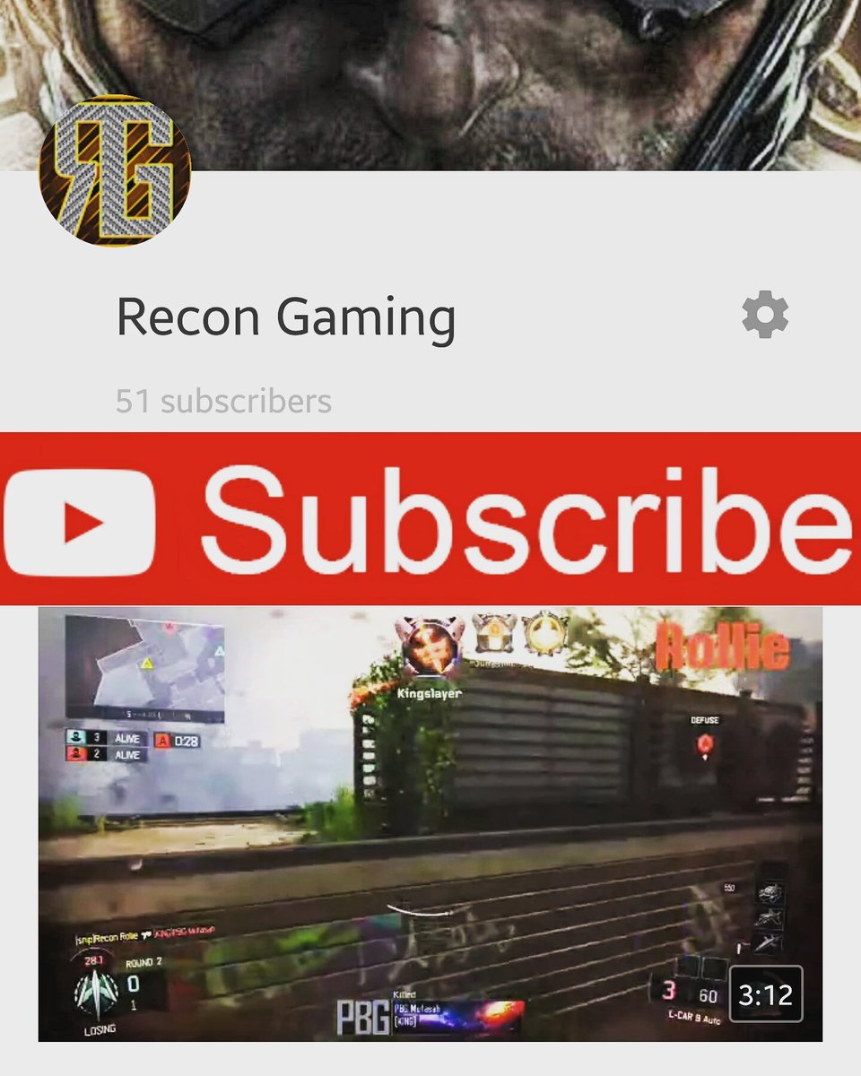 xReconGamingx's tweet photo. Subscribe to our channel :)
#youtuber #xRGx #gaming #Clan #CallOfDuty #XboxOne #xboxlive #videogames #COD #YouTube https://t.co/cFA07geDS8