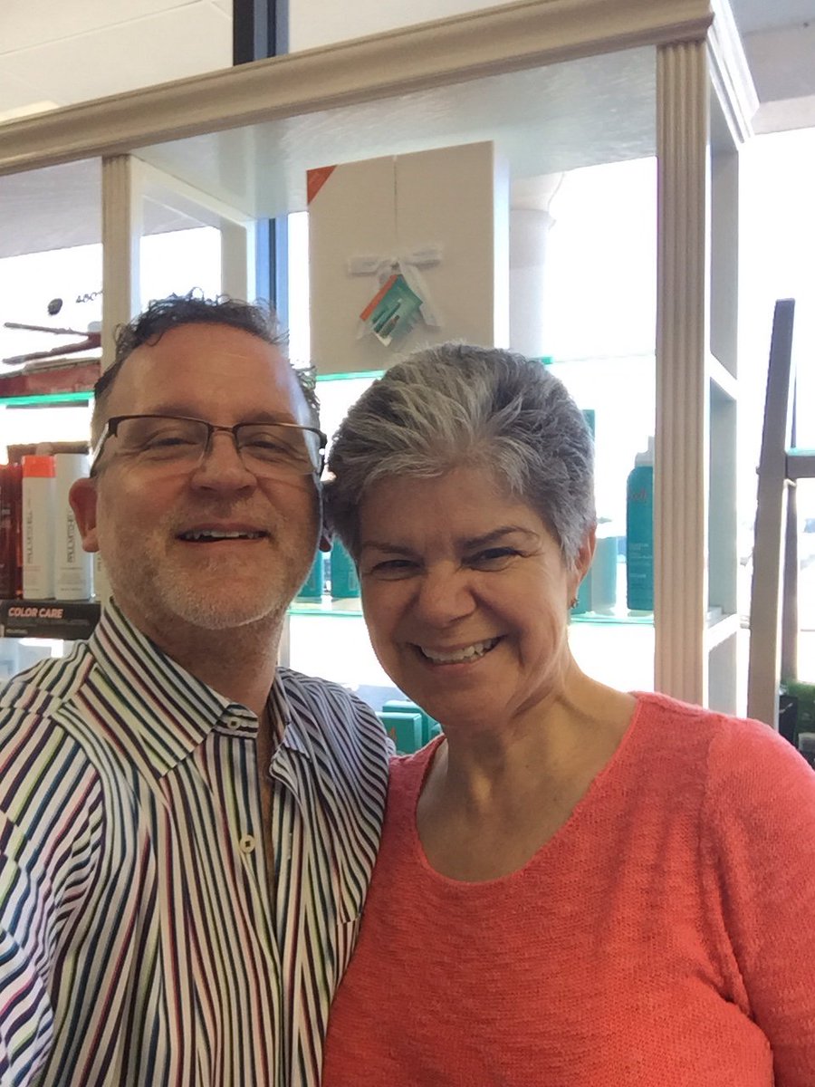 We’re winning after just doing the hair of Mary Willett, mom of @biggestlosernbc finalist Erin! #biggestloser