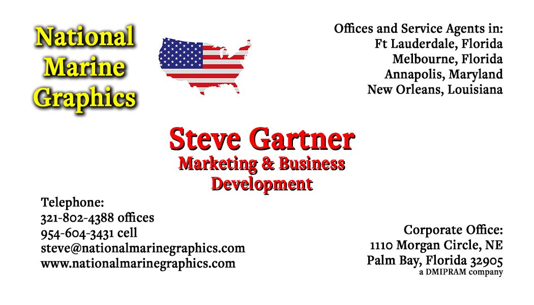 NatMarGraphics's tweet image. Introducing our newest team member at National Marine Graphics - Steve Gartner!
