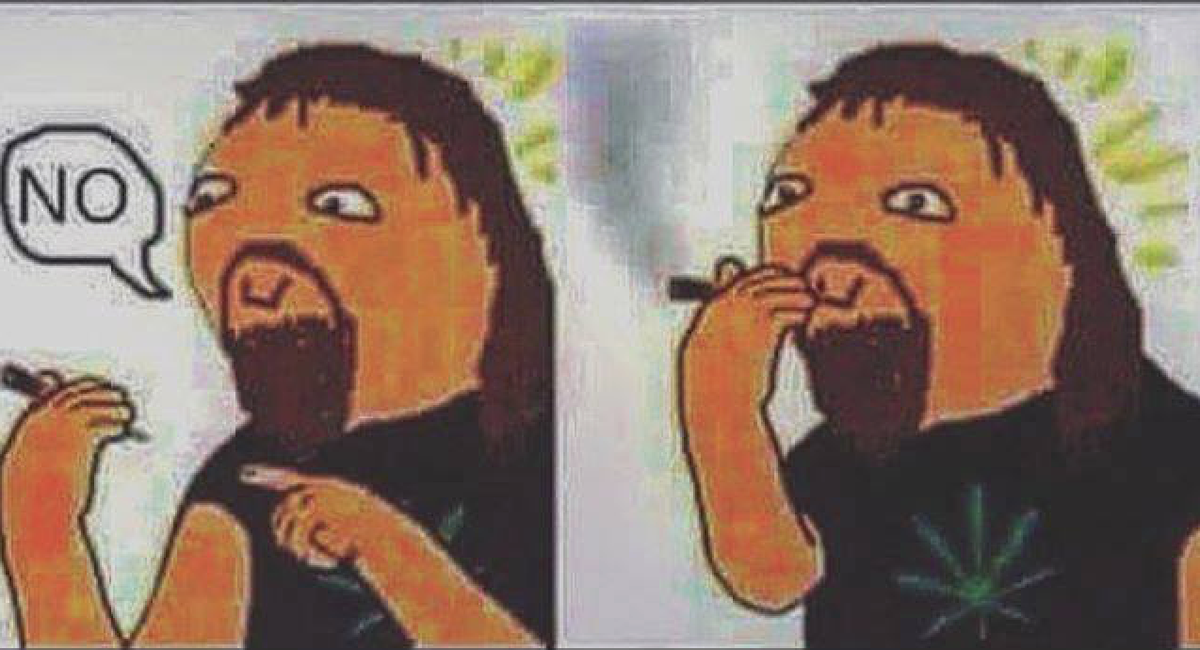 tommychong's tweet photo. Say No To Drugs https://t.co/1QmPaPCigF