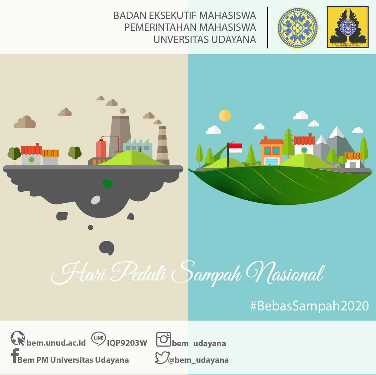 Mari Peringati HARI PEDULI SAMPAH NASIONAL 2016
#HPSN2016
#BEMPMUdayana