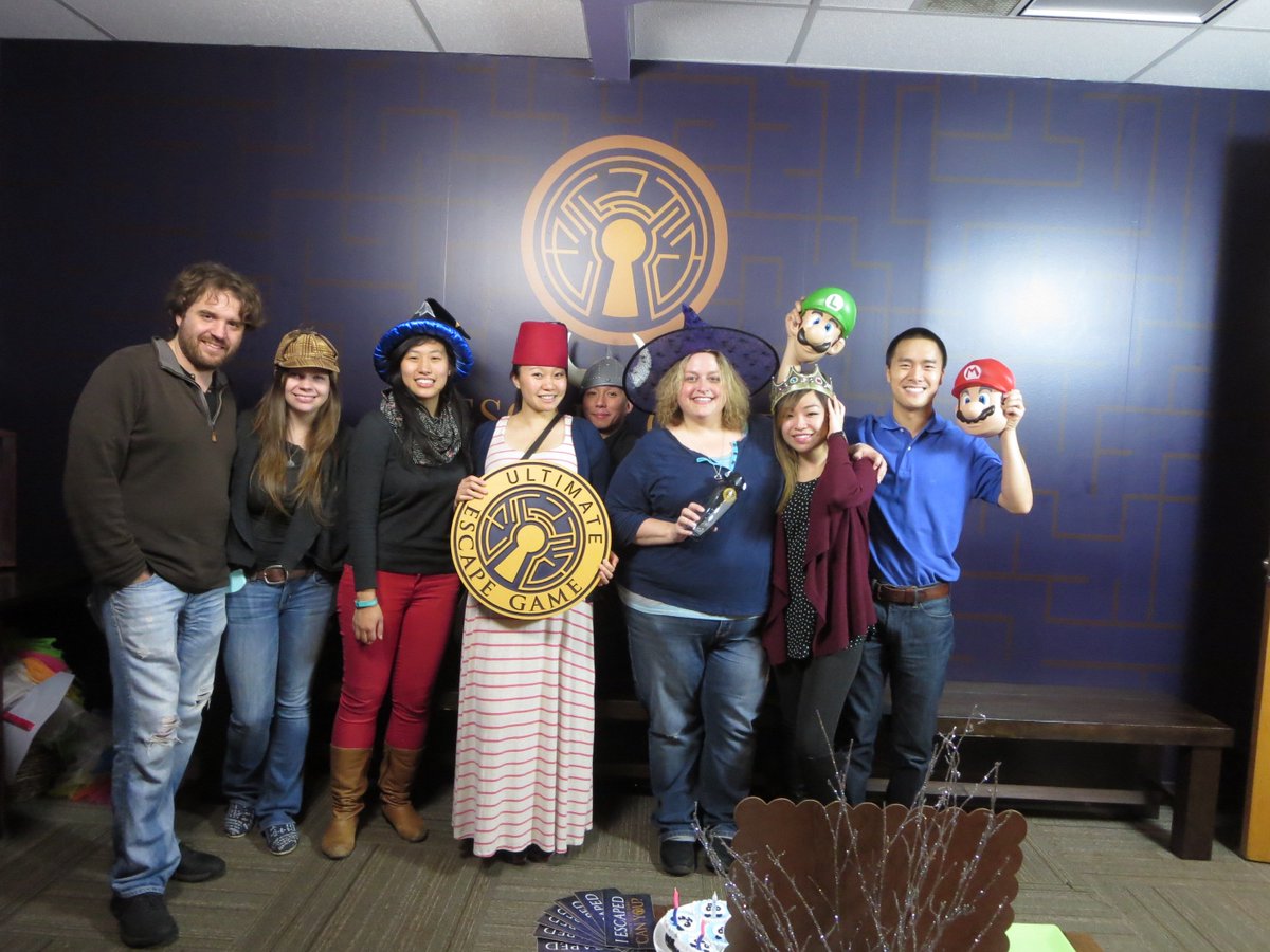 TD2timeMVP's tweet photo. #TeamBadMath wins again! Escaped from Hackers with 14:06 to spare. #UltimateEscapeGame #UltimateEscapeGameATL https://t.co/m8YRMOCheu