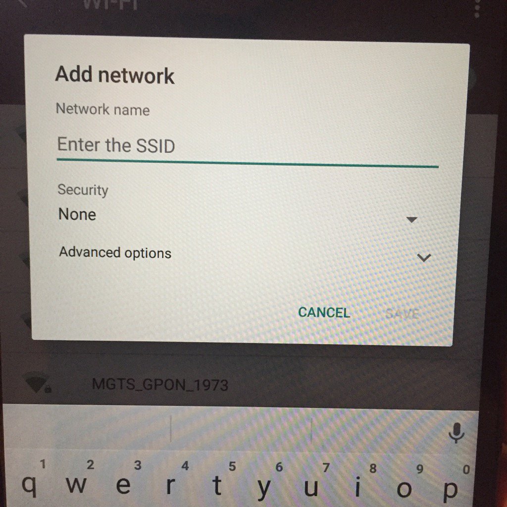 Android 6 still allows you to connect to hidden SSID network without encryption. Odd.