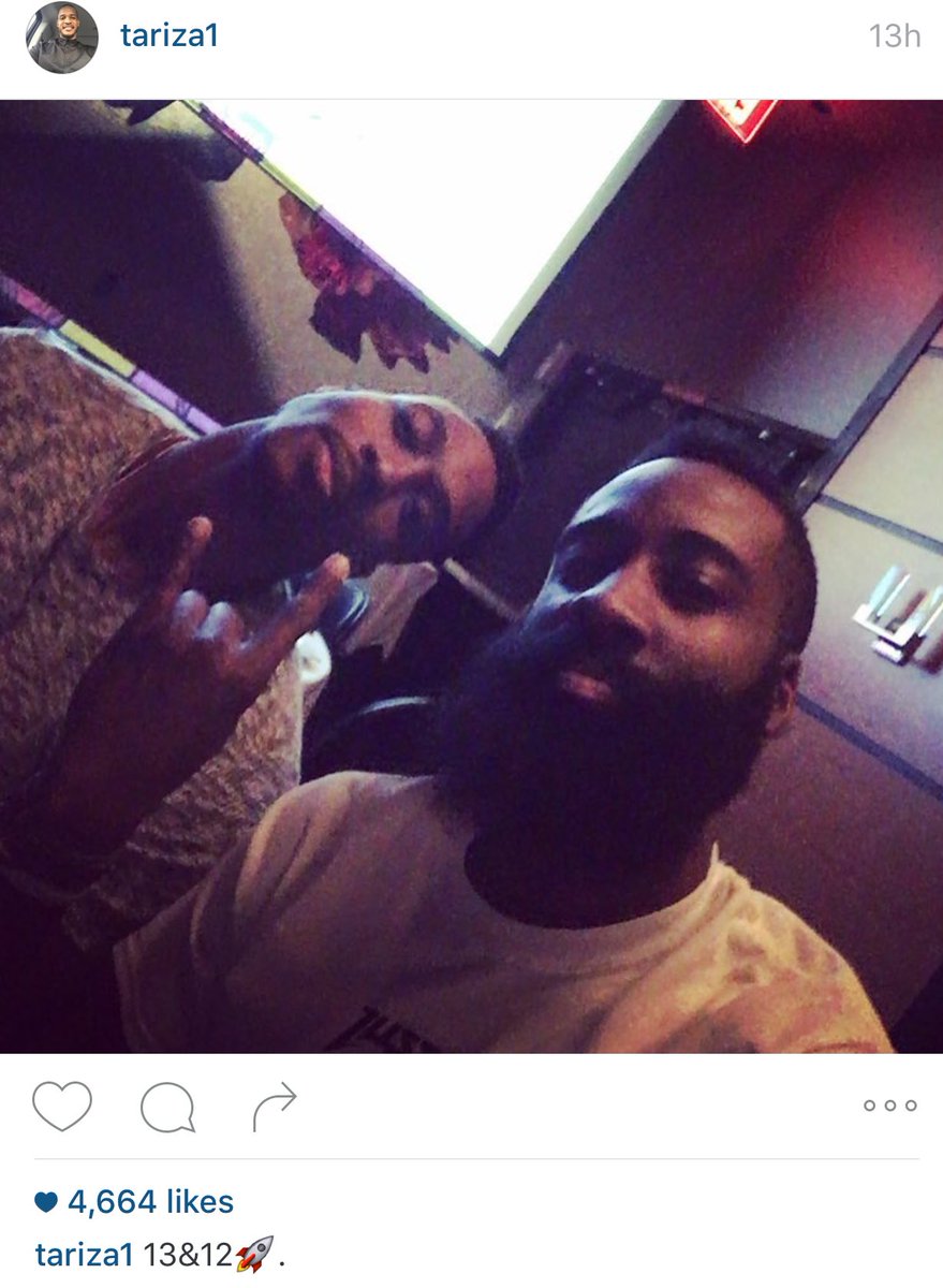 RTNBA's tweet photo. Trevor Ariza posts a pic of Harden &amp;D12 hanging out postnews that came out &amp; said they tried to get eachother traded https://t.co/9k41oIgUjt
