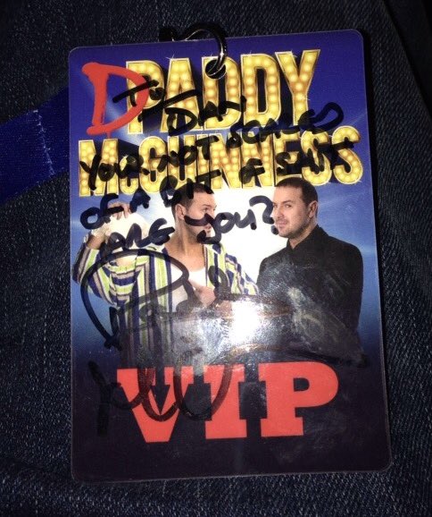 _DanChaps's tweet image. Get called on stage and got given this! Great night, loved it all!😃 @PaddyMcGuinness #DaddyMcGuinness @PlymPavilions