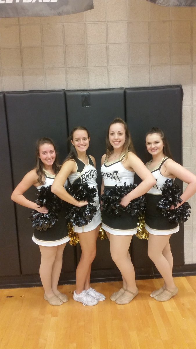 Seniors Madyson, Courtney, Mikayla, and Holly were honored today for senior day! <a href="/Bryant_cheer/">Bryant Cheerleading</a> <a href="/BryantDanceTeam/">Bryant Dance Team</a>