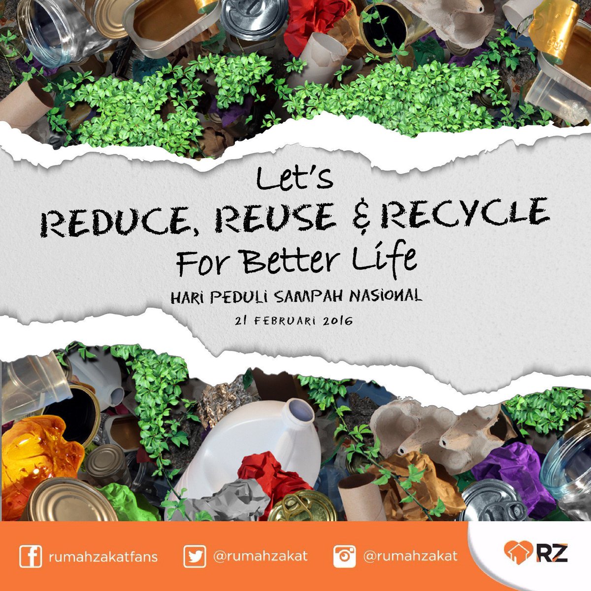 Sampah? Reduce, reuse&reclycle aja #Haripedulisampah @rumahzakat @RelawanRZKediri @GoKediri @KediriRunners @EHKediri