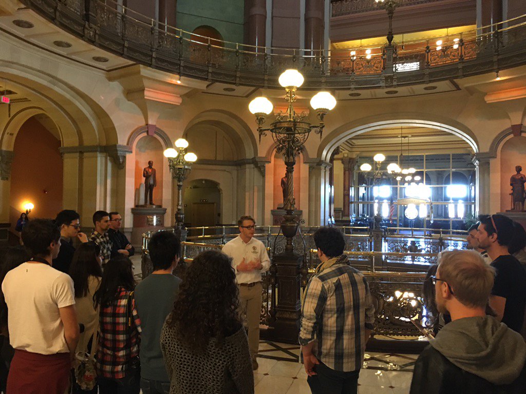 iitAIAS's tweet photo. Touring the Illinois State Capitol! #SpringfieldTrip https://t.co/5pzoq3EYRx