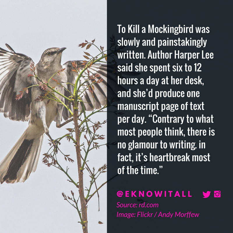Entrepreneur's tweet photo. 10 Powerful Harper Lee Quotes https://t.co/JagzQ9HL3S (graphic via @eknowitall) https://t.co/eXFw079LVQ