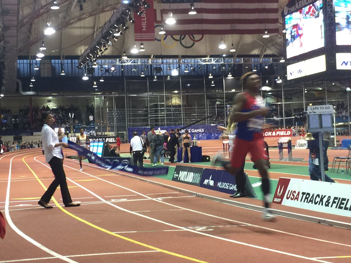 milesplit's tweet photo. TC Williams new national leaders!!! 1:27.29 #MillroseGames https://t.co/cqzwNKRlKY