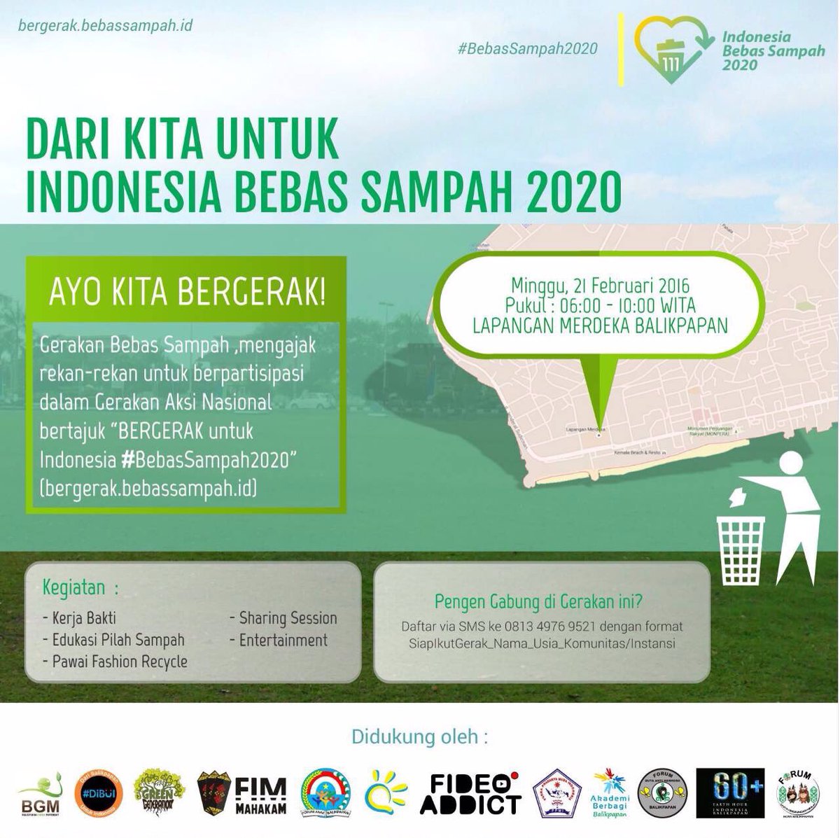 NOW!!! #bebassampah2020 <a href="/KotaBalikpapan/">BALIKPAPAN</a> <a href="/BebasSampahID/">BebasSampahID</a>