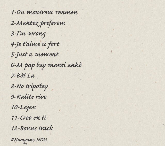 kendcykalite's tweet photo. Official list #kwayansnou https://t.co/c8Zi0Iklmm
