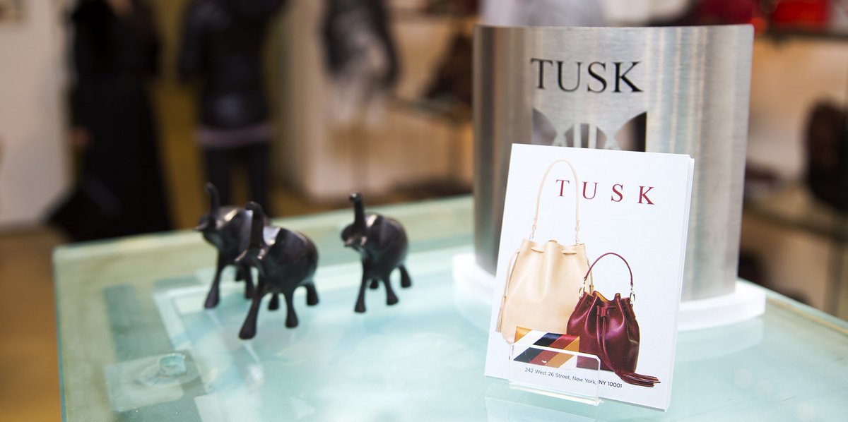 A snap of our Chelsea boutique - stop by 242 W 26th St. if you're in NYC or shop online at Tusk.com!
