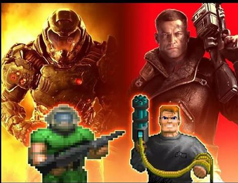 Image result for doom and wolfenstein