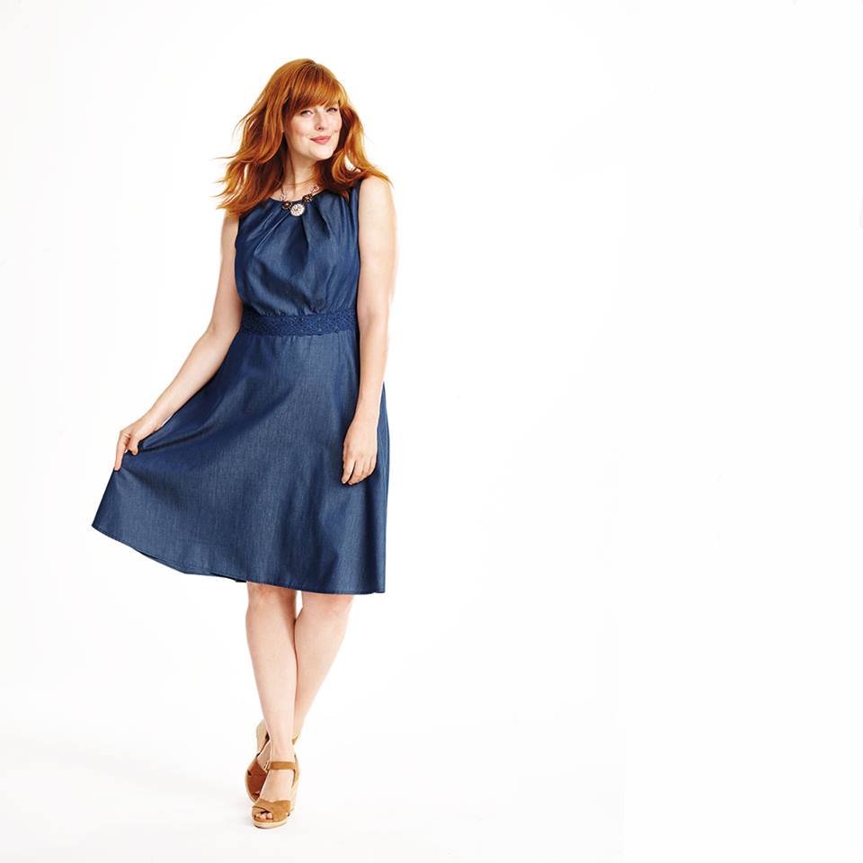 dressbarn denim dress