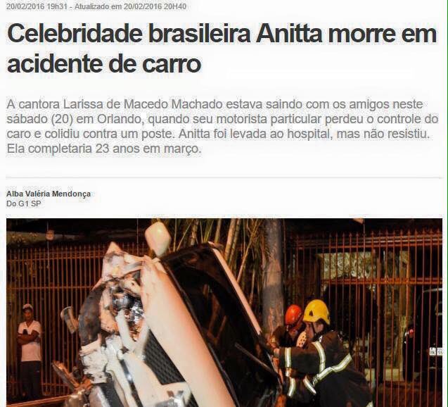 rafinhalh's tweet photo. TRÁGICO, estou chocada! #lutoanitta https://t.co/xmxtZOdxga