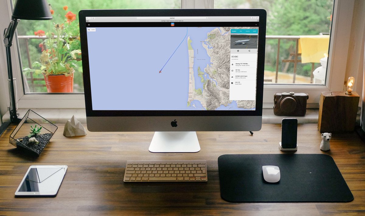 LiveFlightApp's tweet photo. Tracker is receiving an overhaul! Coming soon :) https://t.co/3xwXvHLl5l