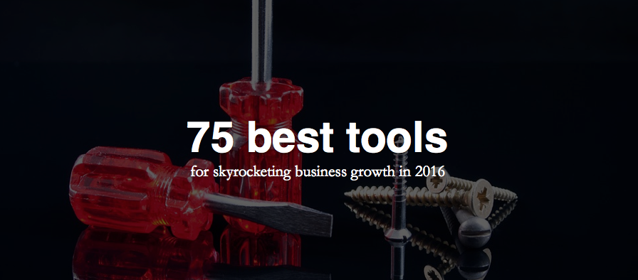 Chopstickmedia's tweet photo. The ultimate list of #marketingtools you need in 2016 https://t.co/35KSxbTcCg RobWormley via SmartCompany https://t.co/UFLeTsSNg6 #chopst…