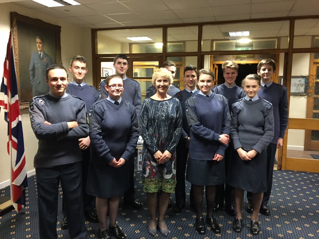 The Sqn were working front of house this evening at@aircadetsmusic band concert.Even got a group photo with <a href="/ComdtAC/">Commandant RAF Air Cadets</a>