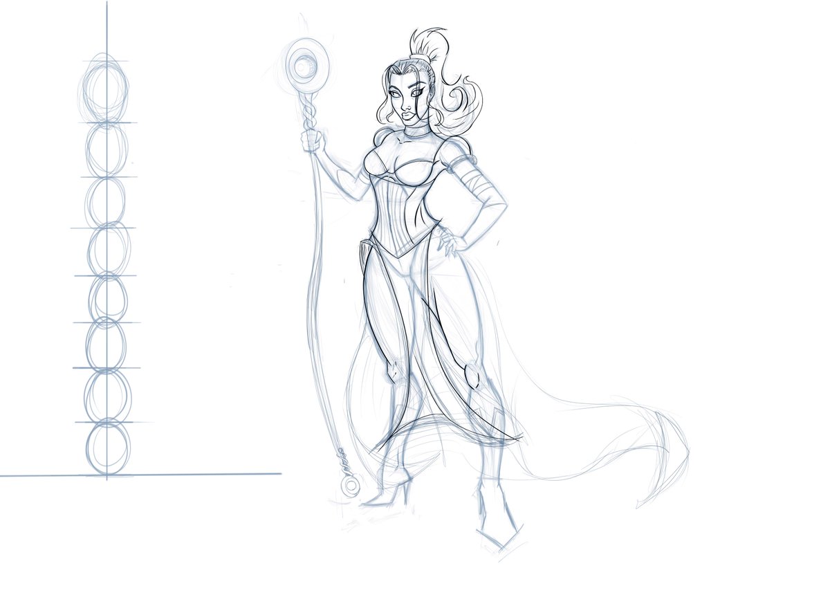 Ben_Skinner_UK's tweet photo. Character design project on the go. Going for a gothic sorceress idea. What do you think @CartoonBlock #cartoonblock https://t.co/aUbb3oEAf1