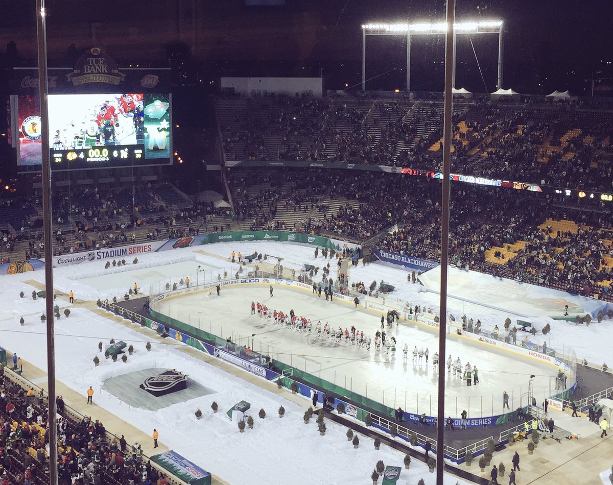 Handshake line. #BecauseHockey