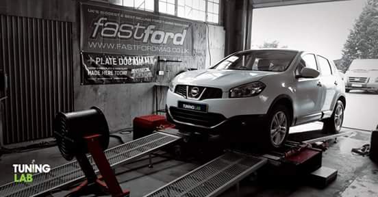 TuningLab's tweet image. Nissan Qashqai remap today. Customer went for a blended map which increases power &amp;amp; economy #QASHQAI #dyno #Devon