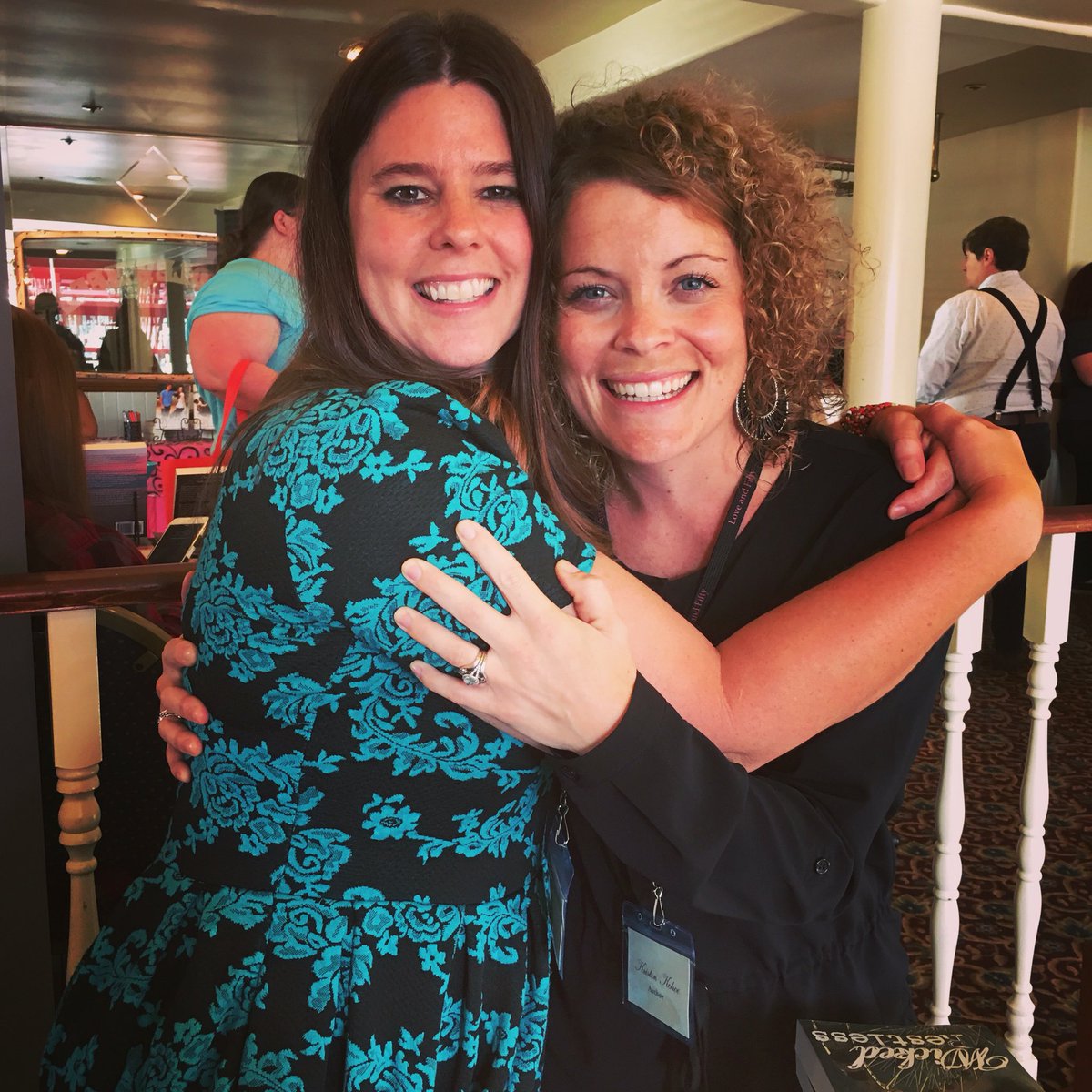 KKehoeAuthor's tweet photo. #loveandfifty you rocked our world. #badassauthors #authors #fangirl #newadult #bookssigning @TheGingerScott https://t.co/DCsEfU1Aww