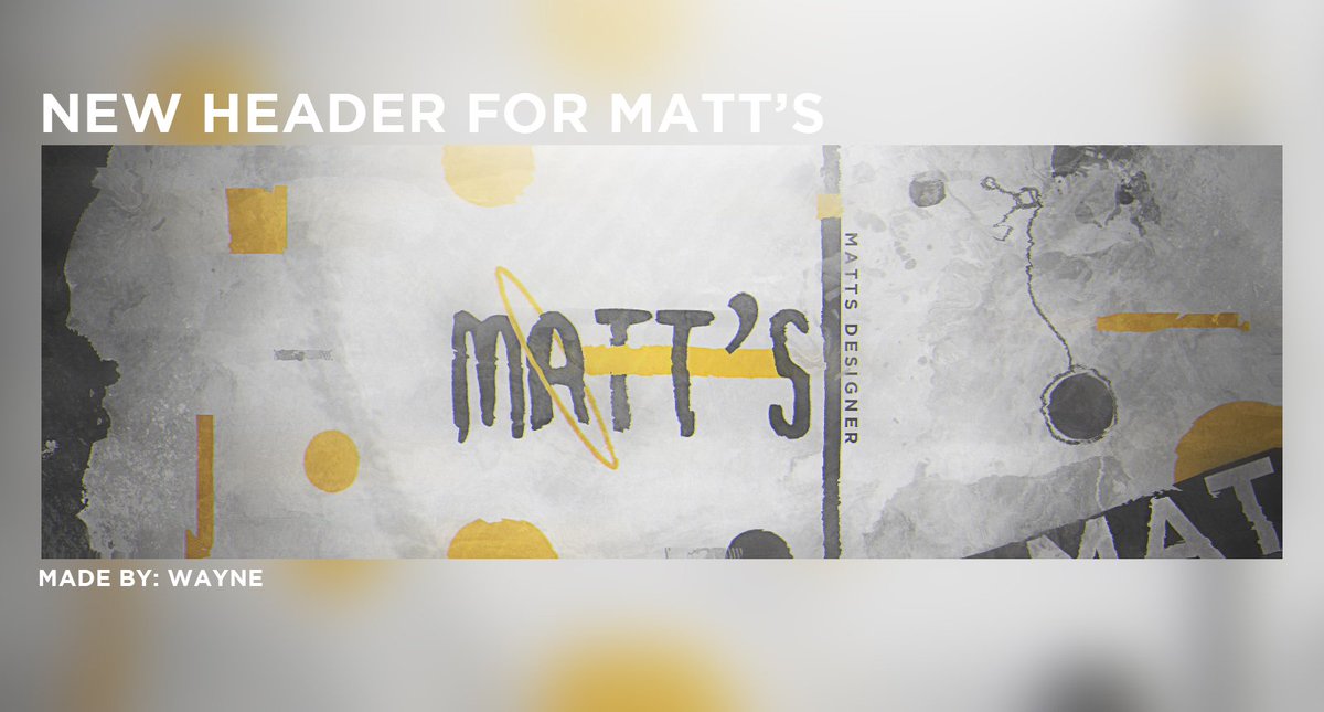 enricoemprantos's tweet photo. New Header for : @MattFxChannel 
HD: https://t.co/AgBctbDdta
Leave your feedback!!! https://t.co/b6DHjvbqR3