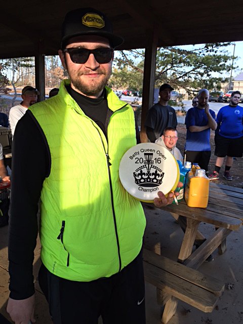 SpotsyDiscGolf's tweet photo. Trevor Naughton is the Recreational #BQO16 #DiscGolf Champ! @PDGA #VirginiaDiscGolf https://t.co/CPrVsoTEm7