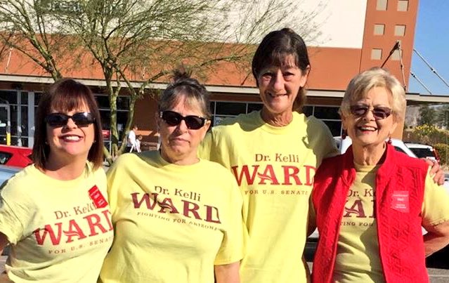kelliwardaz's tweet photo. .@sav01 @mrobisonfox10 @FOX10Phoenix #TeamWard works hard every day everywhere 4 our AZ people! #AZSEN #NotAPhotoOp https://t.co/0OROncgDc6
