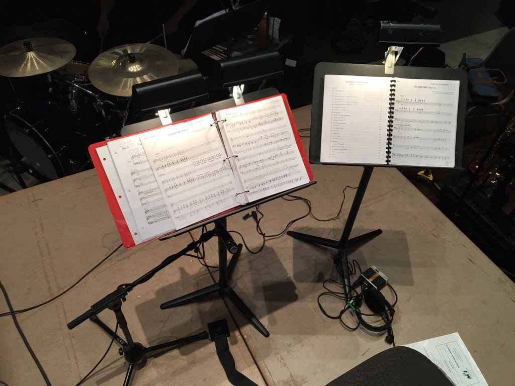 ASKCello's tweet image. Conducting tonight's show from the cello. #sondheim #fullorchestrationorbust