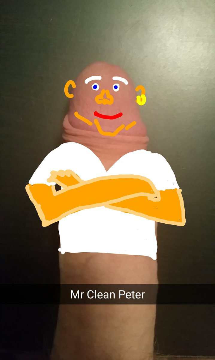 Peter_The_Dick's tweet photo. #PeterTheDick #mrclean #bald https://t.co/sTm4Vhe99Q