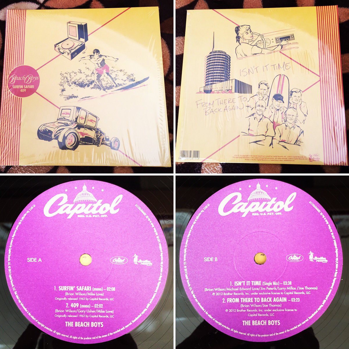 ululumusic's tweet photo. #NowPlaying
#TheBeachBoys
#SurfinSafari
#LimitedEdition
#10Inch
#CapitolRecords
#BrotherRecords https://t.co/ArWUTcGbVf