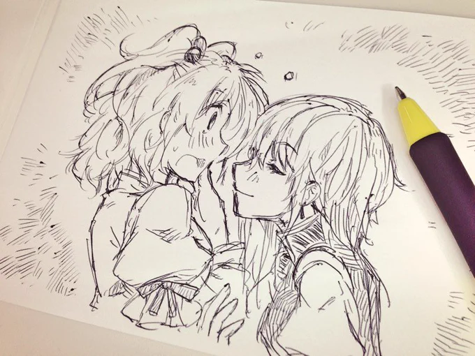 周りに誰もいないと、メモ帳に描き始めちゃうやつ 