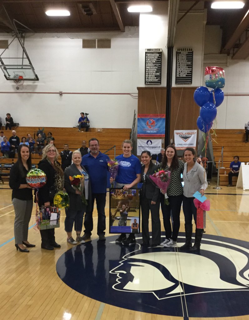 CSUSM_WBB's tweet image. Thank you Brianna Higgins! #SeniorNight #CSUSMHoops
