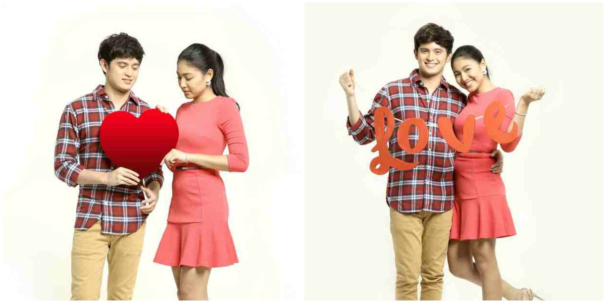 ABSCBN's tweet photo. Nadine Lustre is now the owner of James Reid's heart! https://t.co/efNMWJ6VSG https://t.co/yLigNxBczo