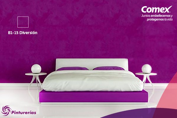 Comex Pinturerías on Twitter: "Violeta el color que hará de tu