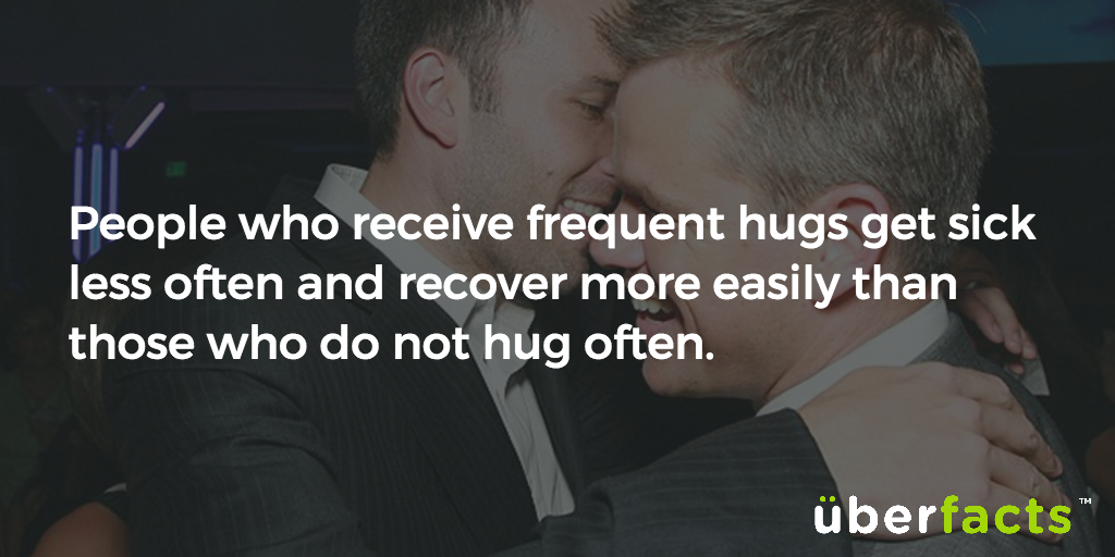 UberFacts's tweet photo. Hugging is good for your health. https://t.co/RAMOiP1C2w