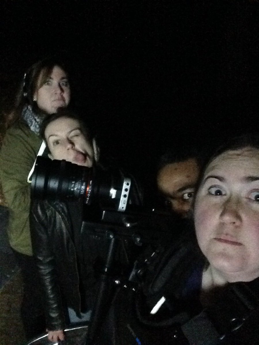 19image's tweet photo. Night filming of "The Waiter" with director @JuliaTutko and DP @jilsafer https://t.co/MuWuEaOs3f