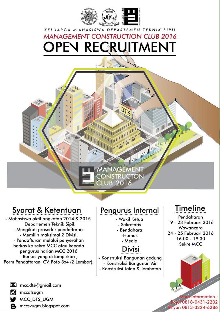 MCC_DTS_UGM's tweet photo. MCC sedang mengadakan OPREC nih untuk mahasiswa DTS UGM. Ayooo bergabung bersama kami 😊 https://t.co/ENaUCv6tPz
