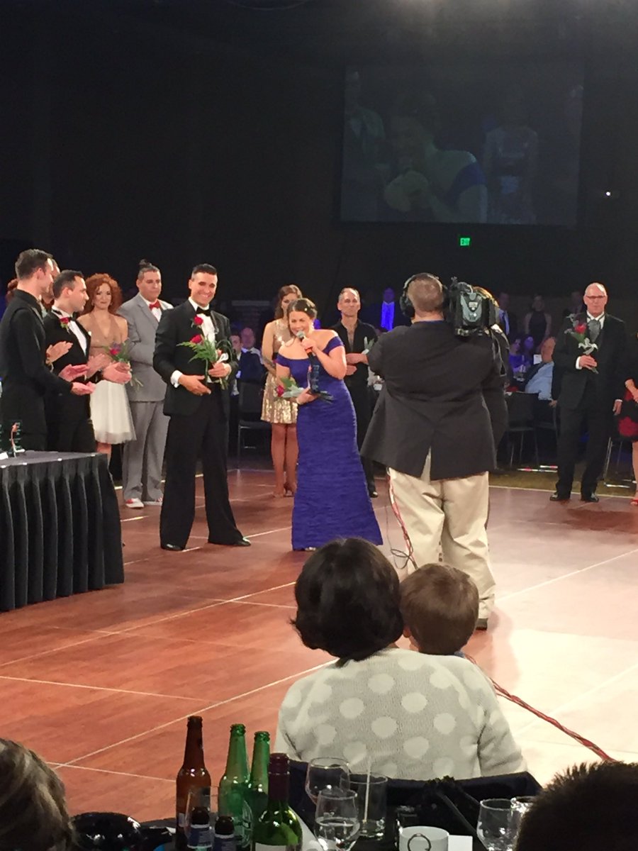 LinevilleHSSD's tweet photo. Mrs. Allen wins the Judges Choice award at #dwos16! Congrats on a fantastic night and your support of @RedCrossWIS https://t.co/1PoMmeGIPS