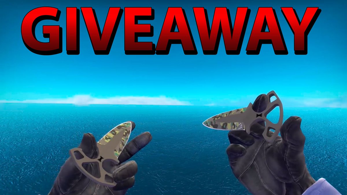 MetalMonkeyThe7's tweet image. Stattrak Shadow Daggers Forest DDPAT Factory New Giveaway hosted by @_HARRY98_ 
gleam.io/nFjgQ/free-sha…
RT + Fav!