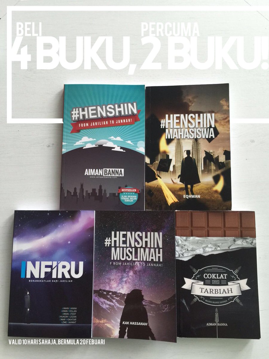 Abu Harith Aiman V Twitter Promosi Februari Dapatkan 4 Buku Percuma 2 Buku Whatsapp 0173316830 Valid Hingga 1 March Sahaja Https T Co T2i3re1iml Twitter