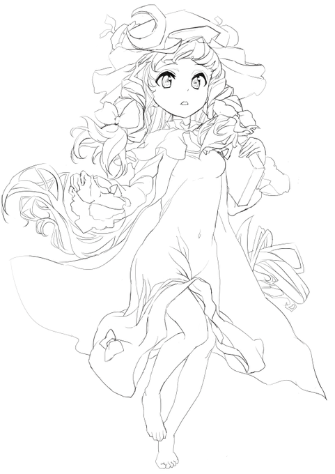 ちまちま描いてたパチェ 