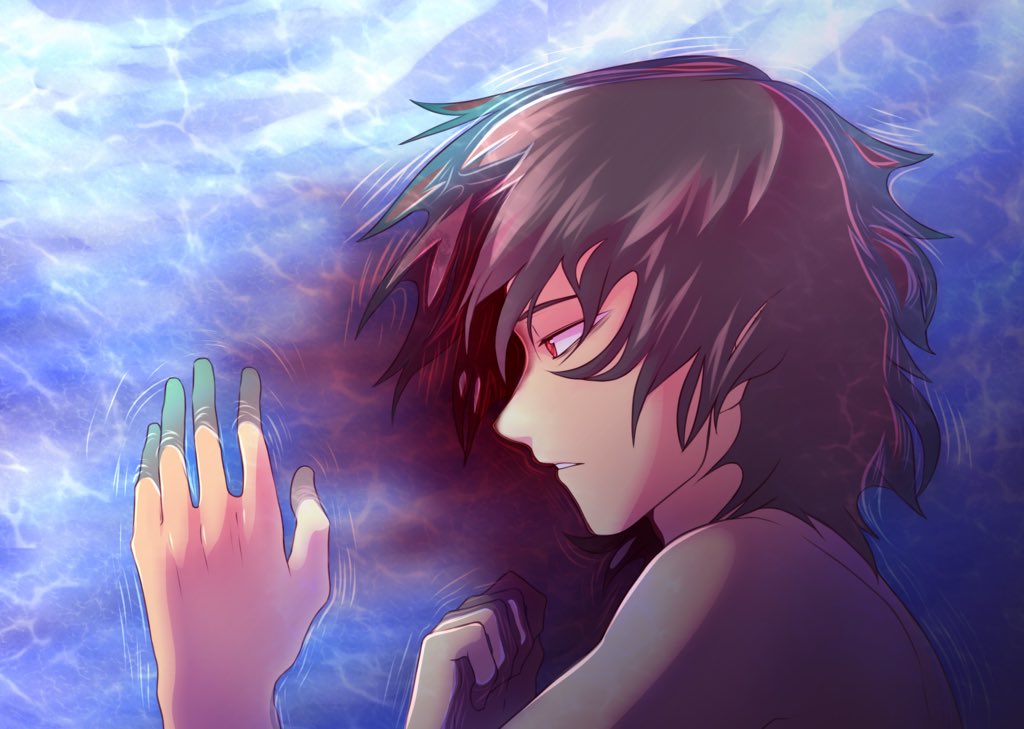 Lays in the water bleeding out • #openrp