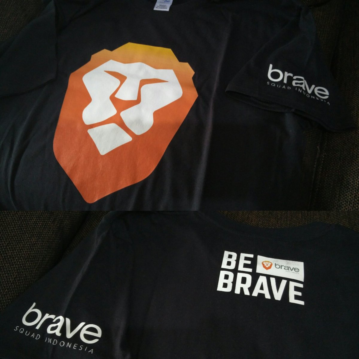 MadebyVK's tweet photo. Brave Squad Indonesia #IndoBrave @IndoBrave @Brave #BraveBrowser #Tshirts #BraveMerch @BrendanEich @brianbondy https://t.co/qhWL5LlcsS