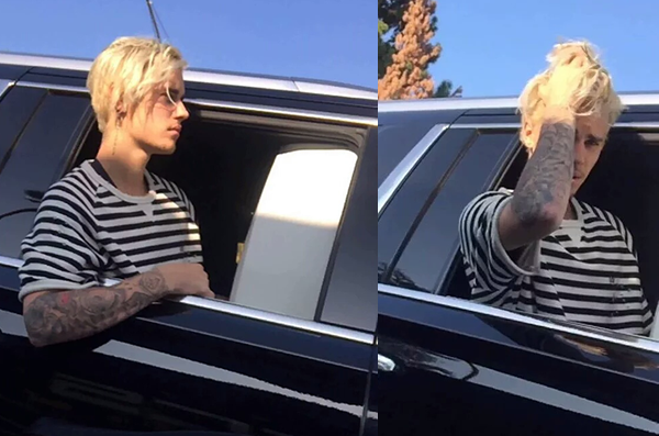 Justin77Bieber6's tweet photo. FOTOS: Justin Bieber é flagrado em veículo em Los Angeles: 

#VoteBeliebersUK #KCA https://t.co/Oyan7BTnf0