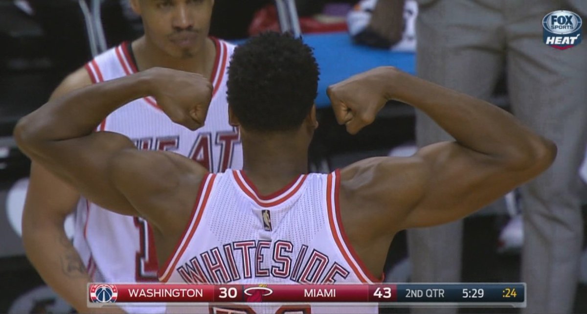 MIGHTY NIGHT: Heat center Hassan Whiteside returns with monster double-double in victory bit.ly/1WzT2NE?utm_me… https://t.co/U8vC3X3r6z